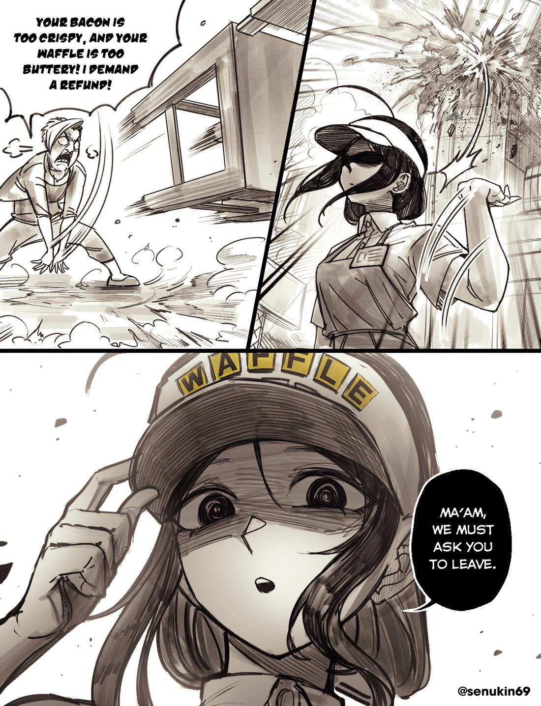My Co-worker Is an Eldritch X! Chapter 9.5 page 1 - Chapter 9.5: What if Eldritch X works at...?
