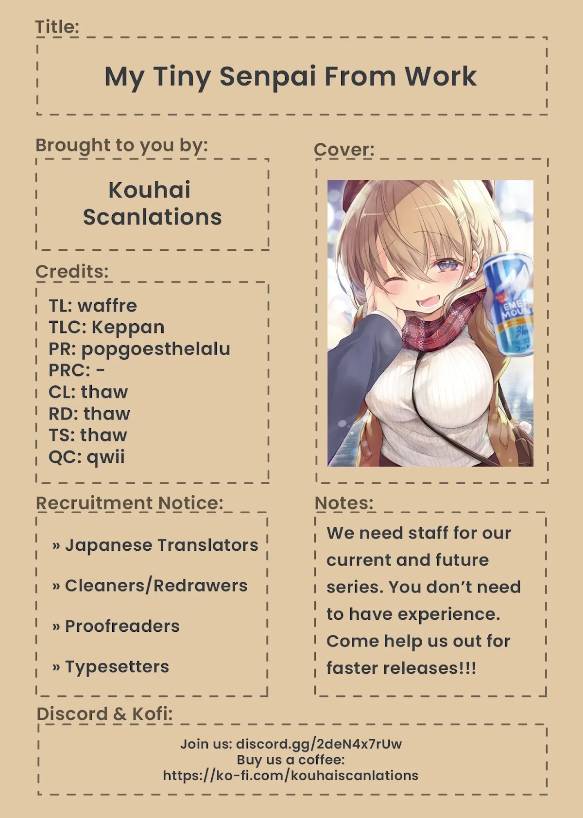 My Company's Small Senpai Chapter 54.5 page 3 - Chapter 54.5