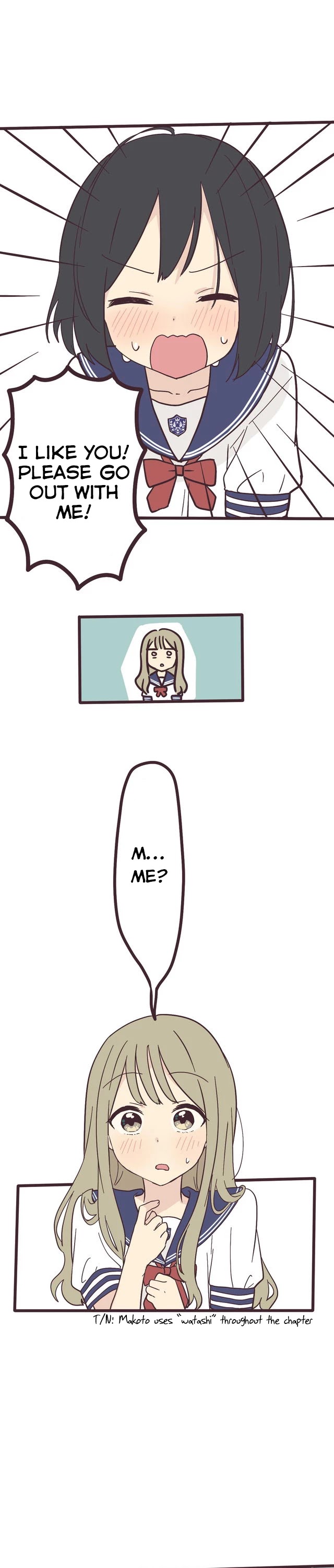My Crossdressing Senpai Chapter 1 page 13 - Chapter 1: Letter