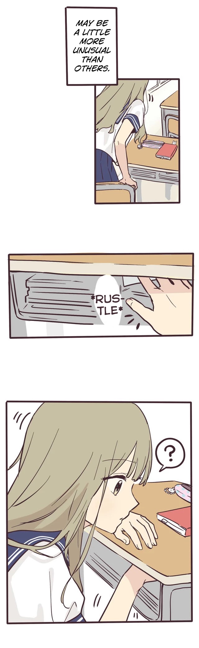 My Crossdressing Senpai Chapter 1 page 4 - Chapter 1: Letter