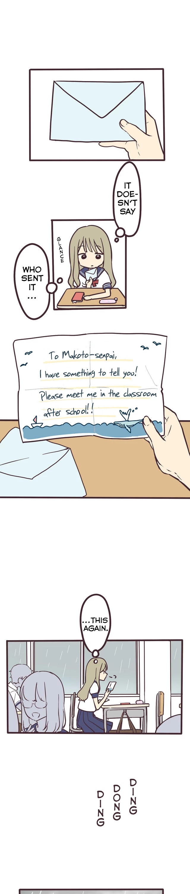 My Crossdressing Senpai Chapter 1 page 5 - Chapter 1: Letter