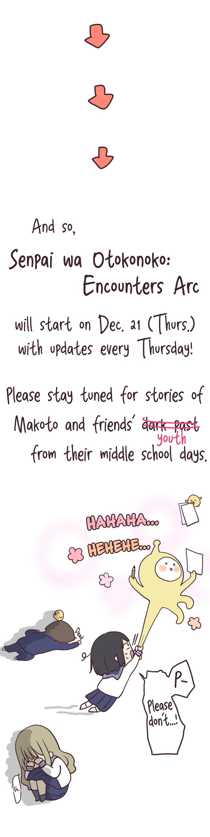 My Crossdressing Senpai Chapter 100.92 page 6 - Chapter 100.92: Notice Regarding Resumption of Serialization