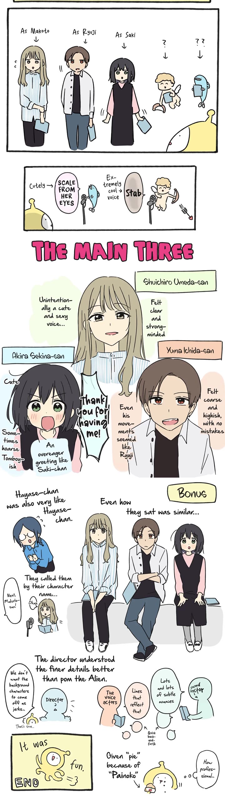 My Crossdressing Senpai Chapter 113.5 page 2 - Chapter 113.5: Voices Have Been Cast
