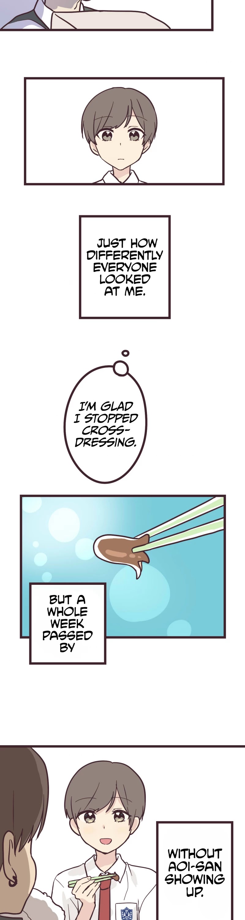 My Crossdressing Senpai Chapter 13 page 14 - Chapter 13: Satisfied