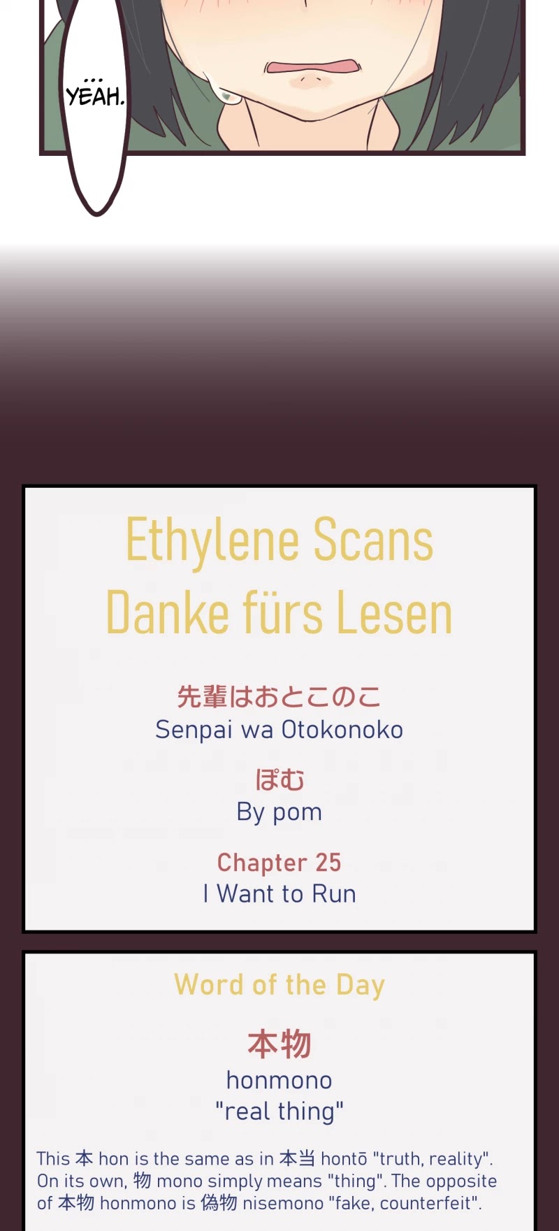 My Crossdressing Senpai Chapter 25 page 27 - Chapter 25: I Want to Run