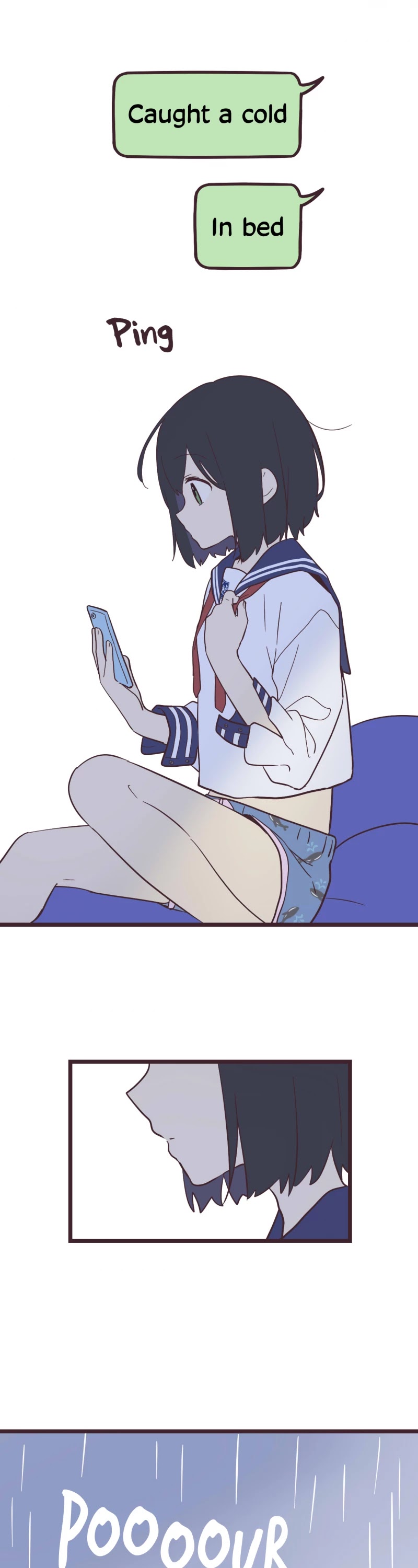 My Crossdressing Senpai Chapter 29 page 1 - Chapter 29: Rainy Day