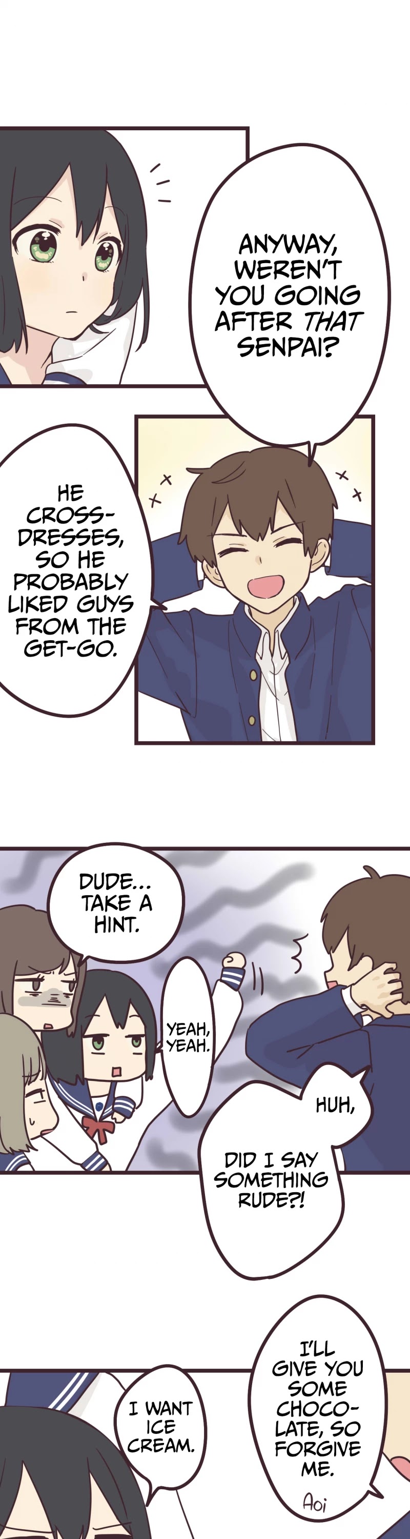 My Crossdressing Senpai Chapter 30 page 18 - Chapter 30: Path Ahead