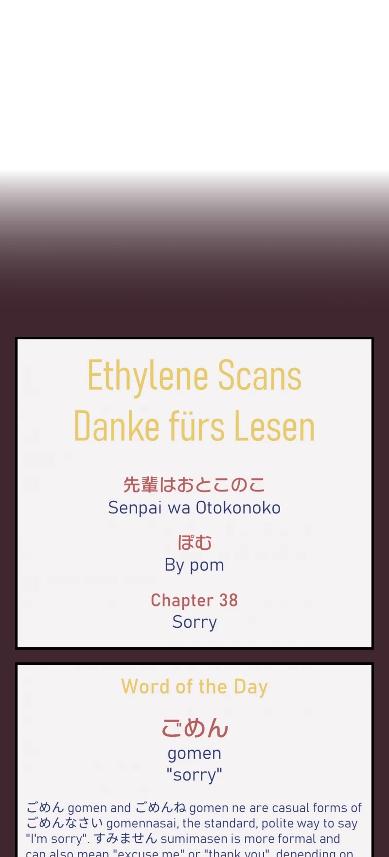 My Crossdressing Senpai Chapter 38 page 27 - Chapter 38: Sorry