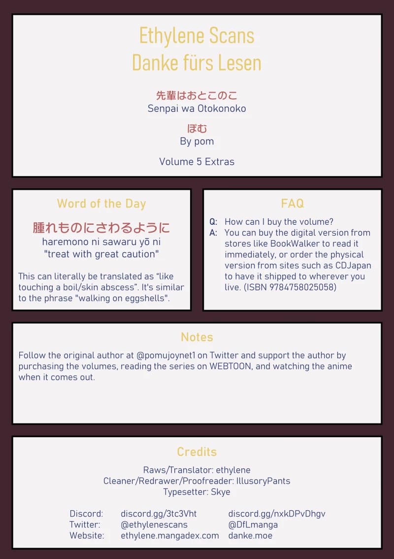 My Crossdressing Senpai Chapter 50.5 page 11 - Chapter 50.5: Volume 5 Extras