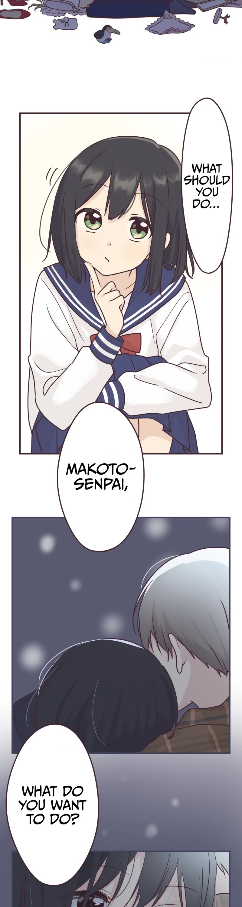 My Crossdressing Senpai Chapter 56 page 18 - Chapter 56: Thinking