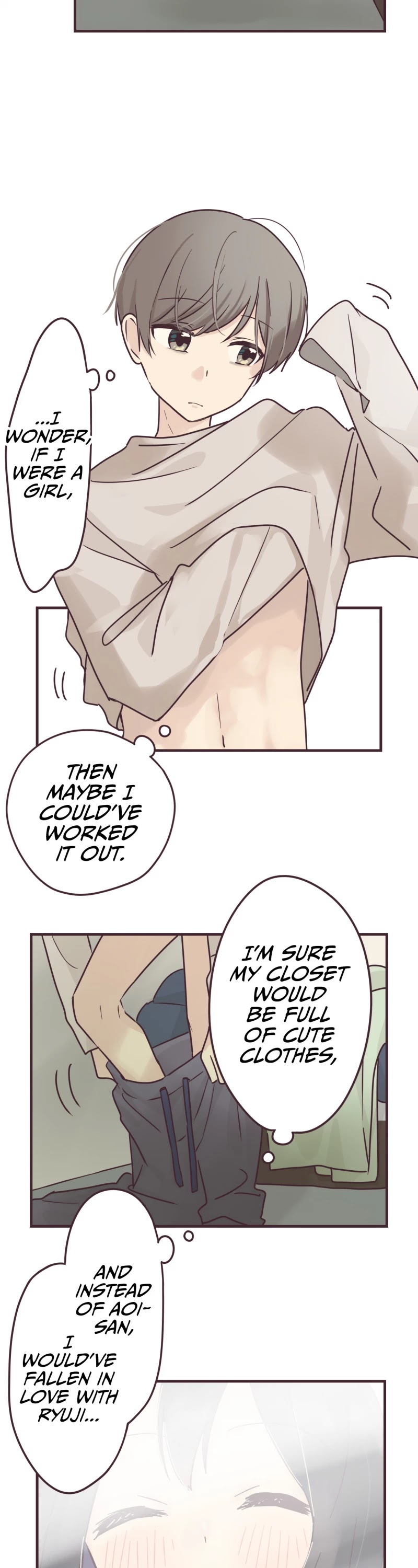 My Crossdressing Senpai Chapter 56 page 22 - Chapter 56: Thinking