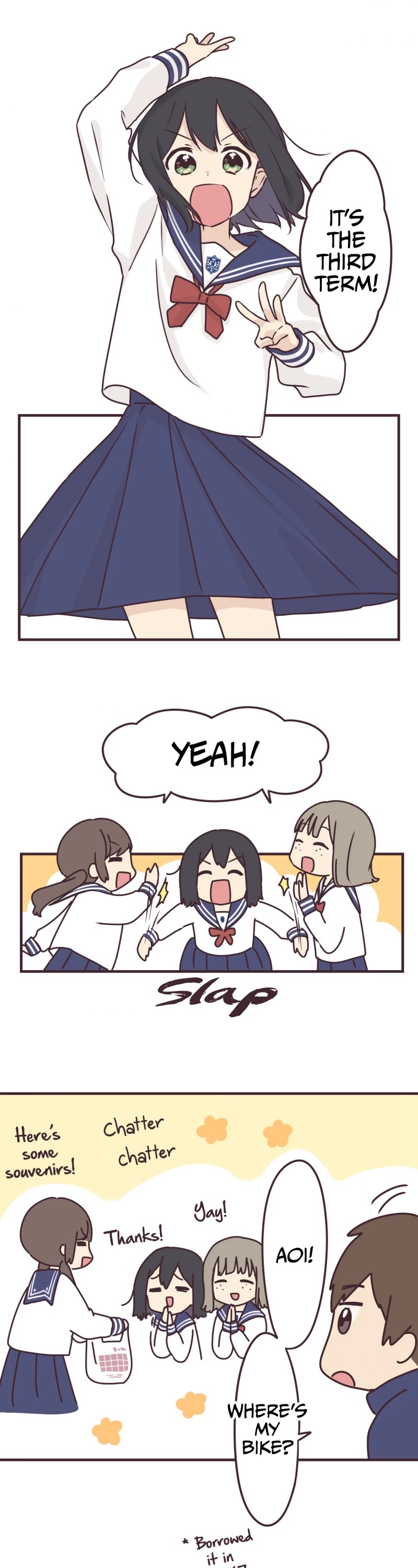 My Crossdressing Senpai Chapter 58 page 1 - Chapter 58: New Term