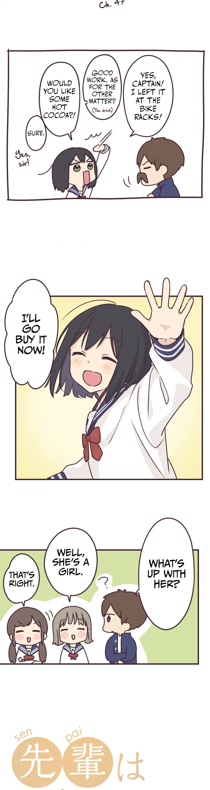 My Crossdressing Senpai Chapter 58 page 2 - Chapter 58: New Term