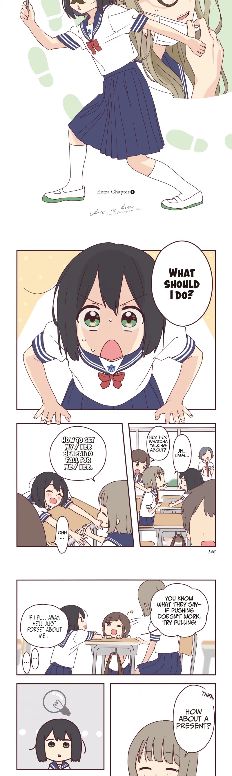 My Crossdressing Senpai Chapter 8.5 page 3 - Chapter 8.5: Volume 1 Extras