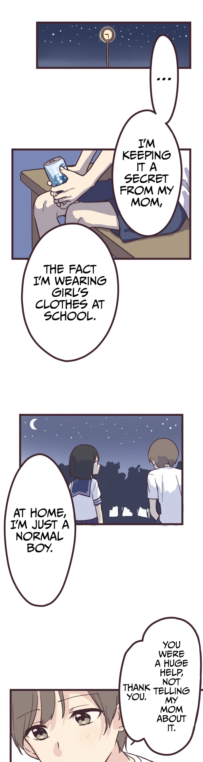 My Crossdressing Senpai Chapter 8 page 13 - Chapter 8: Fireworks
