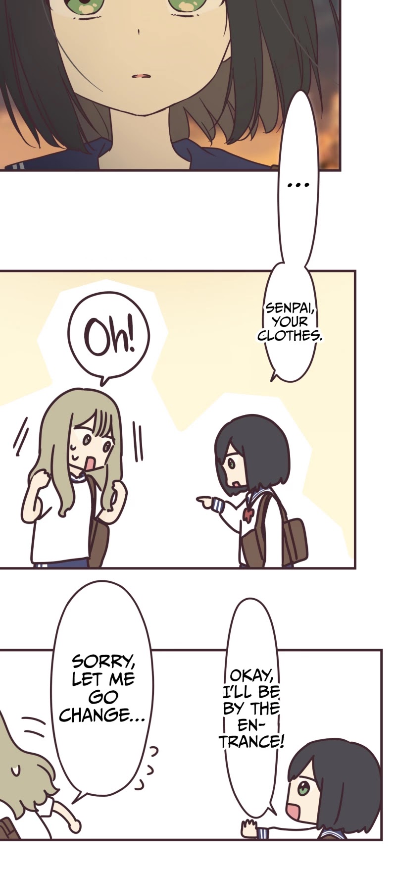 My Crossdressing Senpai Chapter 88 page 16 - Chapter 88: The Way Home