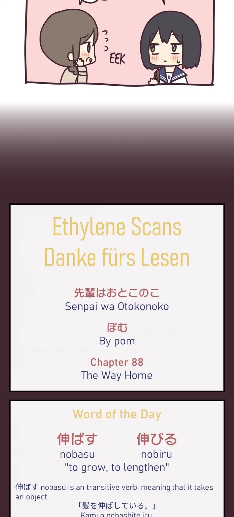 My Crossdressing Senpai Chapter 88 page 27 - Chapter 88: The Way Home