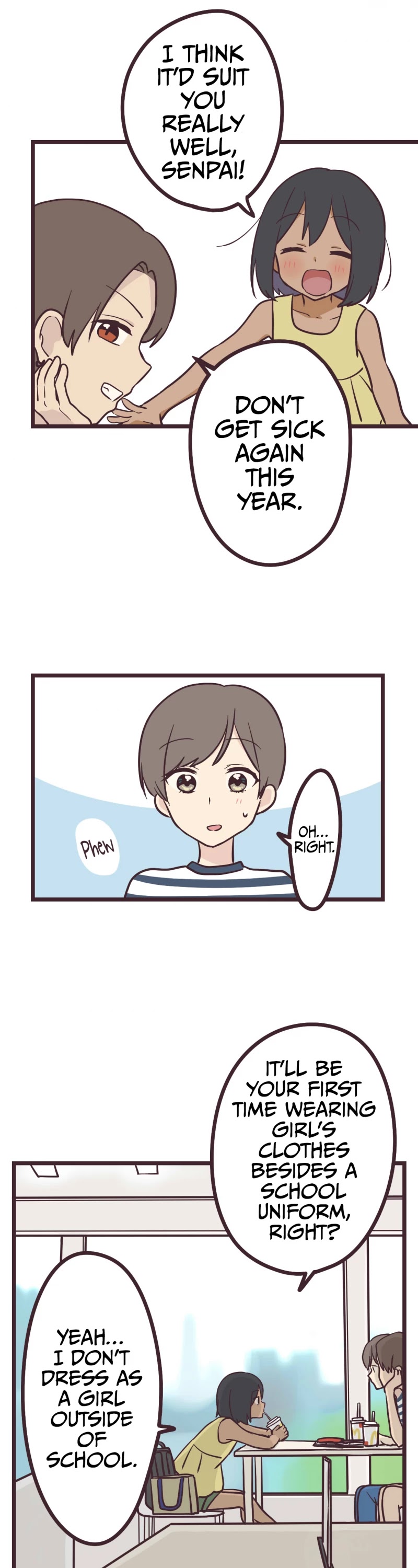 My Crossdressing Senpai Chapter 9 page 13 - Chapter 9: Summer Vacation
