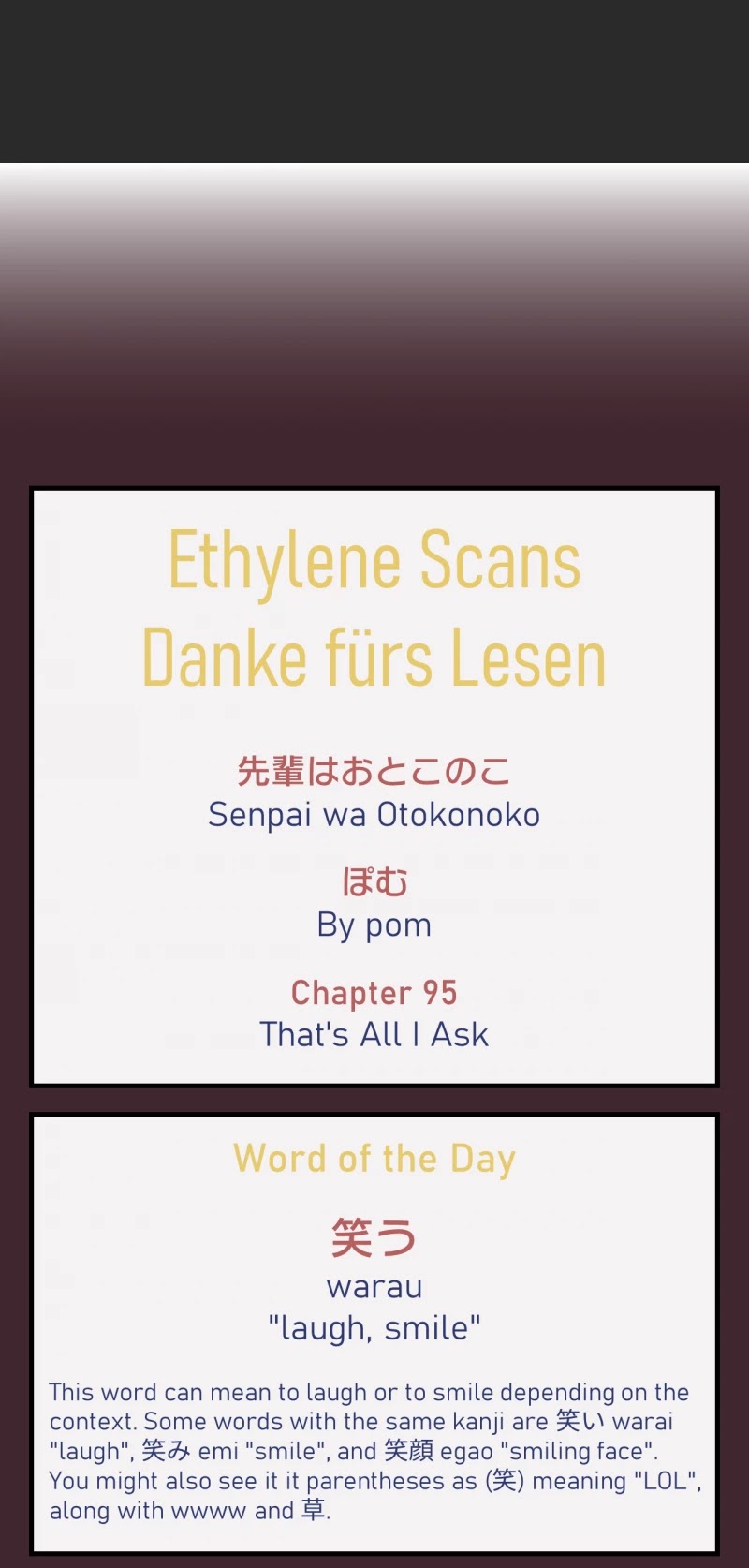 My Crossdressing Senpai Chapter 95 page 30 - Chapter 95: That's All I Ask