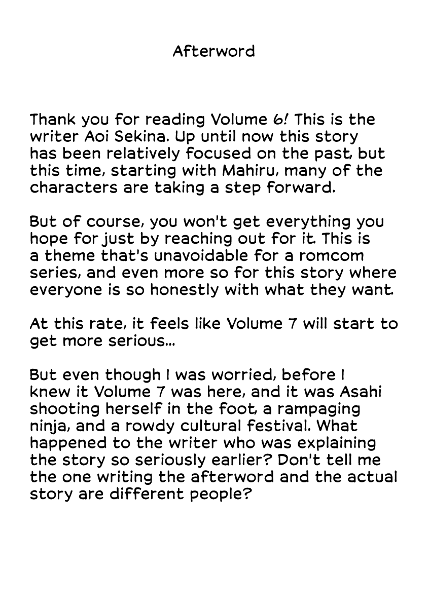 My Crush's Crush Chapter 36.5 page 6 - Chapter 36.5: Volume 6 Extras