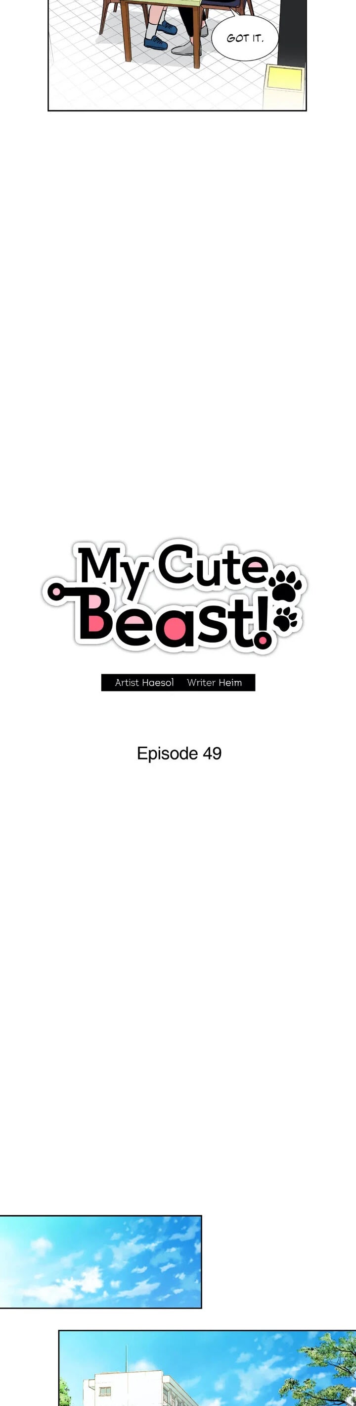 My Cute Beast! Chapter 49 page 7 - Chapter 49
