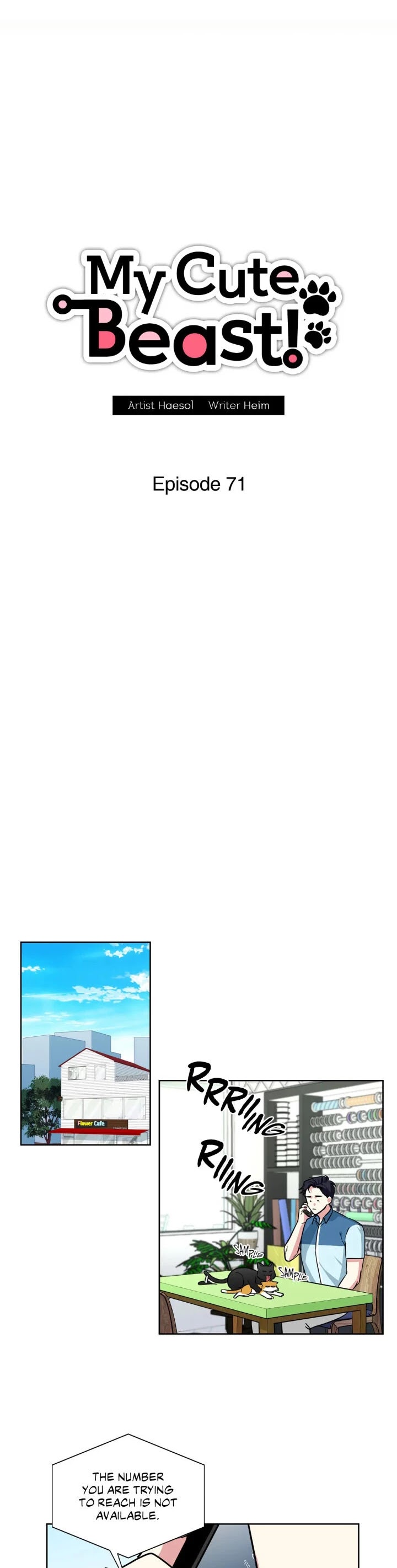 My Cute Beast! Chapter 71 page 3 - Chapter 71