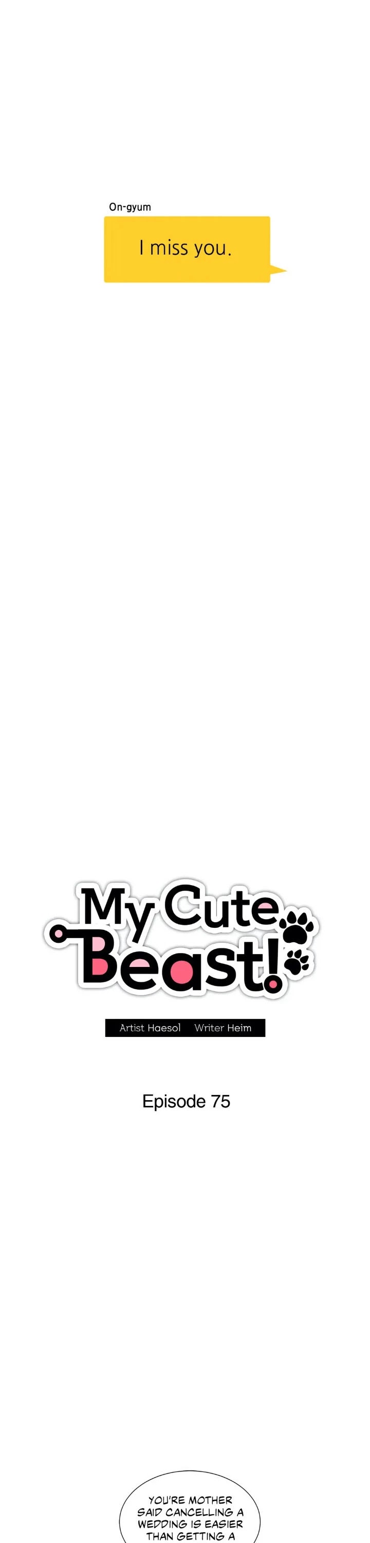 My Cute Beast! Chapter 75 page 9 - Chapter 75