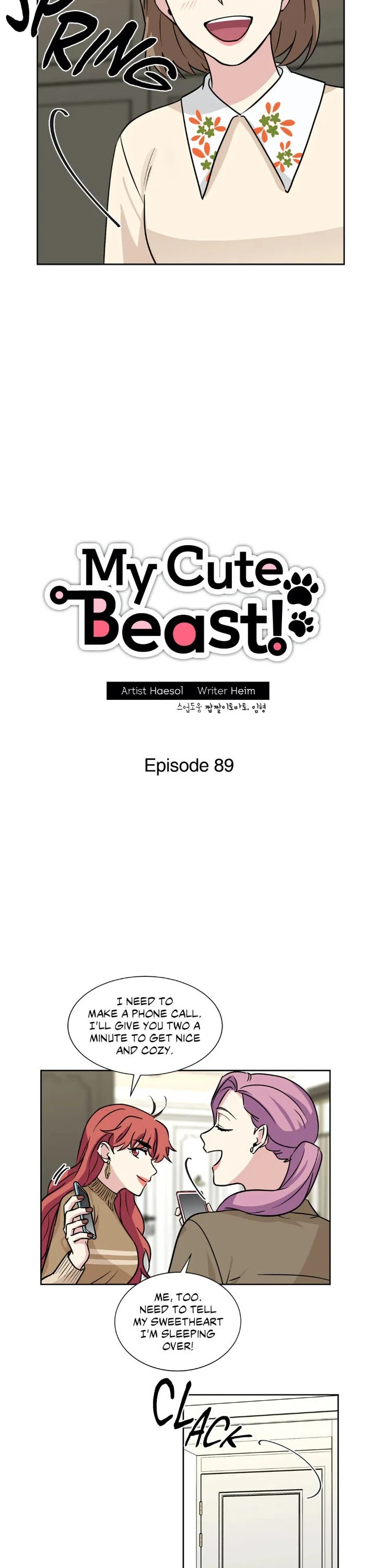 My Cute Beast! Chapter 89 page 10 - Chapter 89