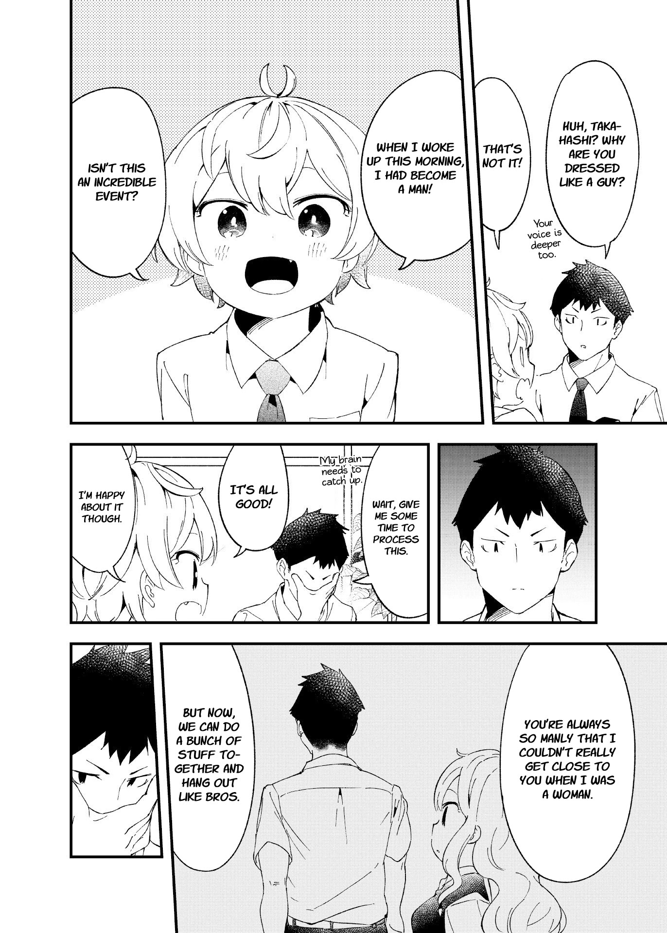 My Cute Junior Turned into a Guy Chapter 1 page 2 - Chapter 1