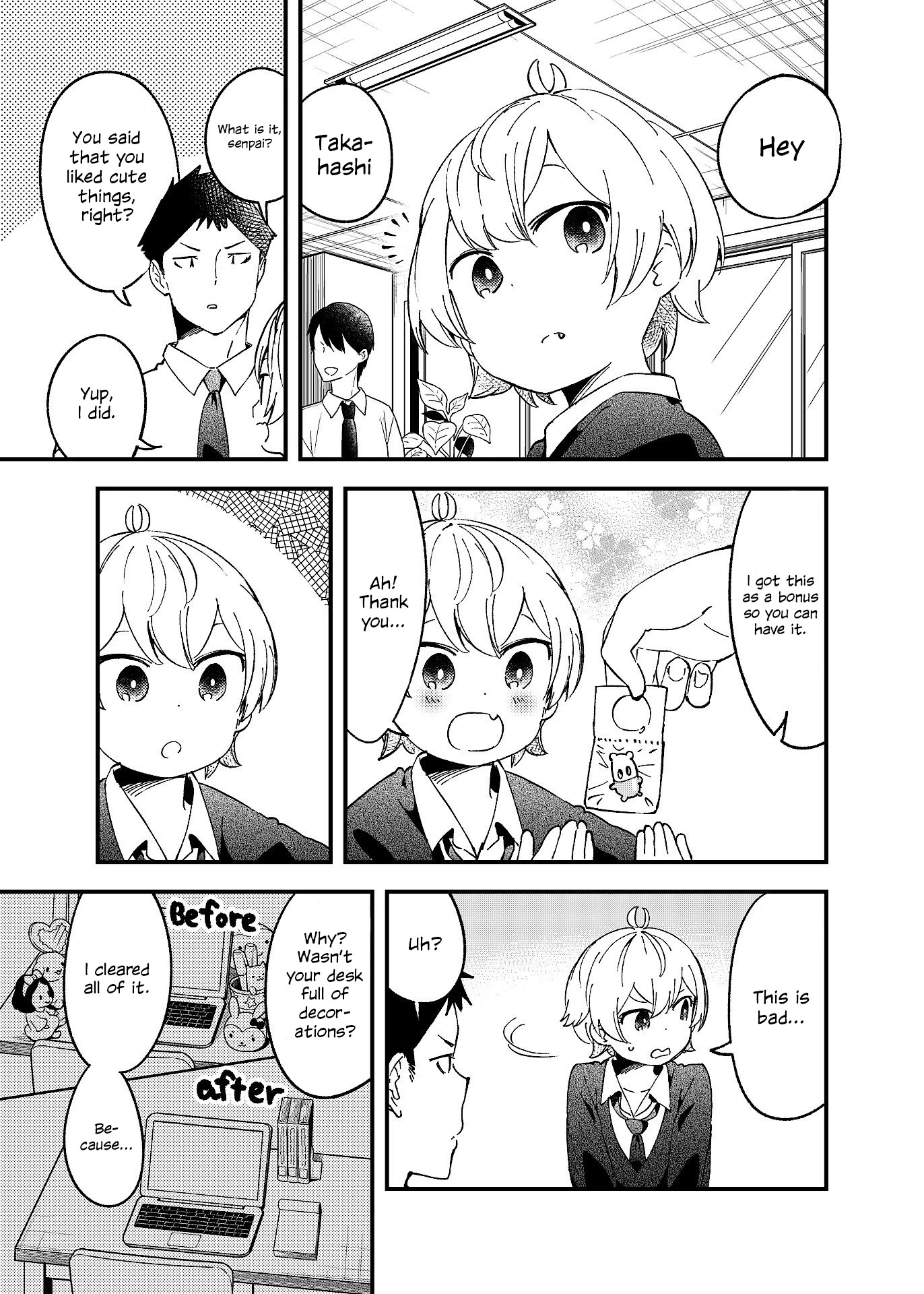 My Cute Junior Turned into a Guy Chapter 4 page 1 - Chapter 4