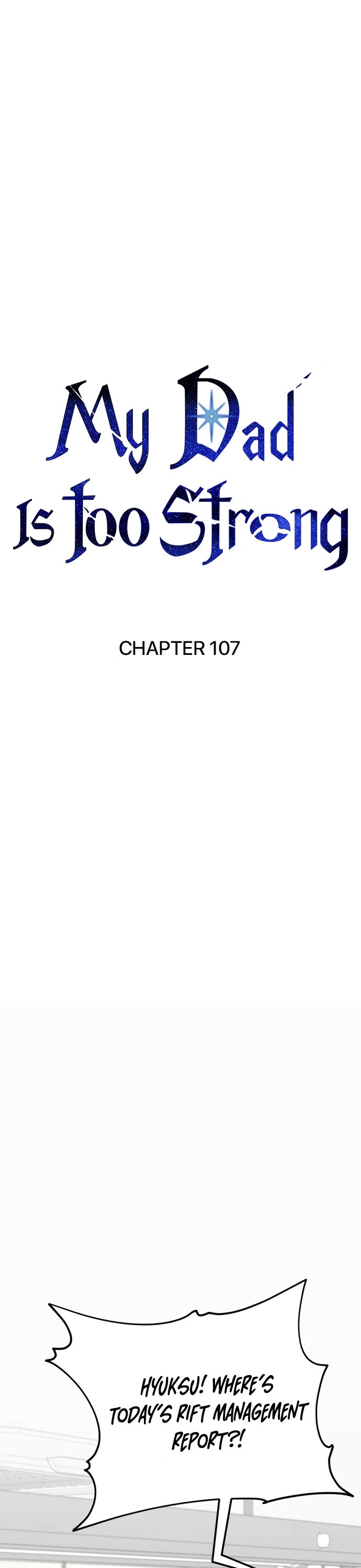 My Dad Is Too Strong Chapter 107 page 2 - Chapter 107
