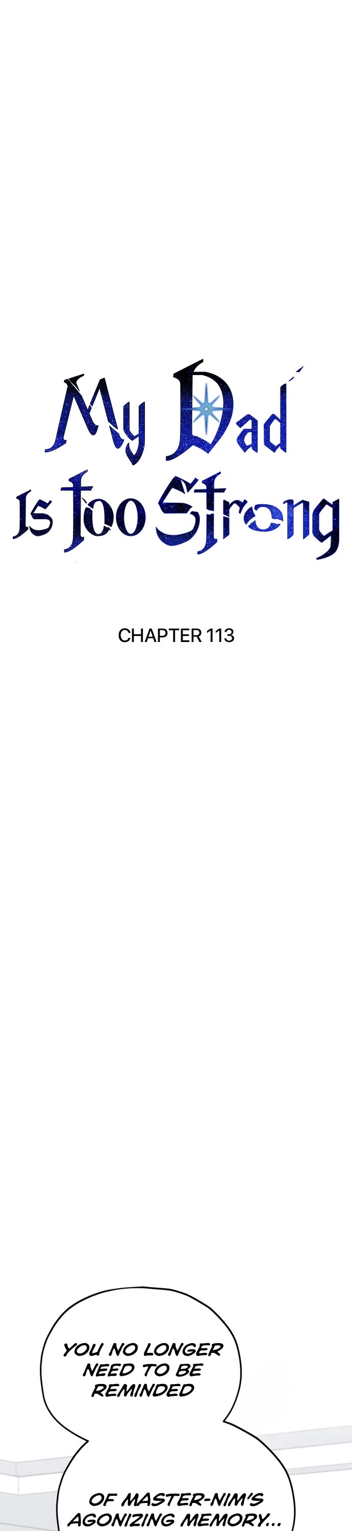 My Dad Is Too Strong Chapter 113 page 2 - Chapter 113