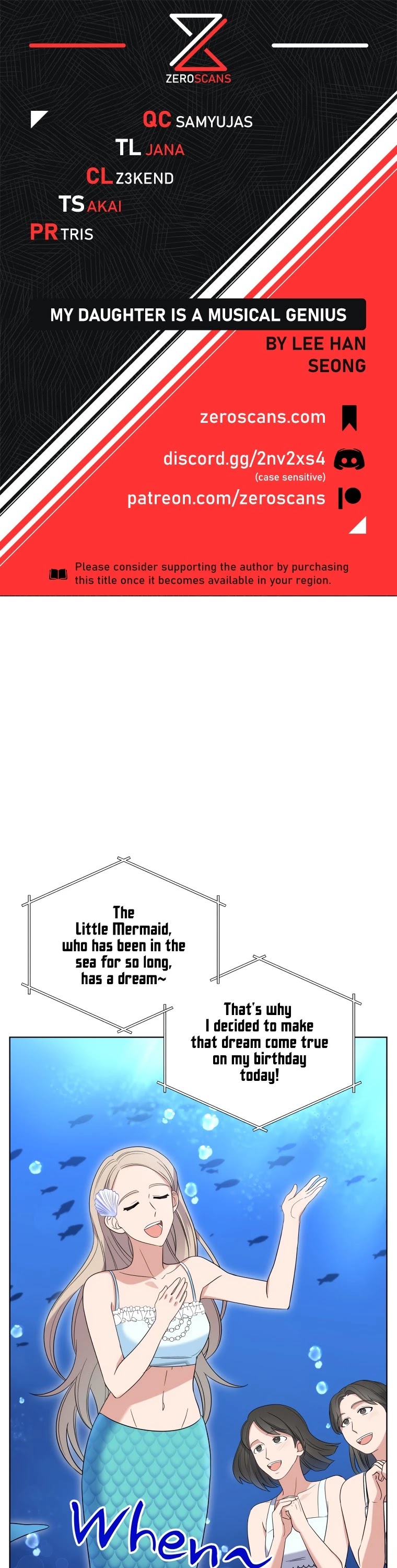 My Daughter Is a Musical Genius Chapter 10 page 1 - Chapter 10
