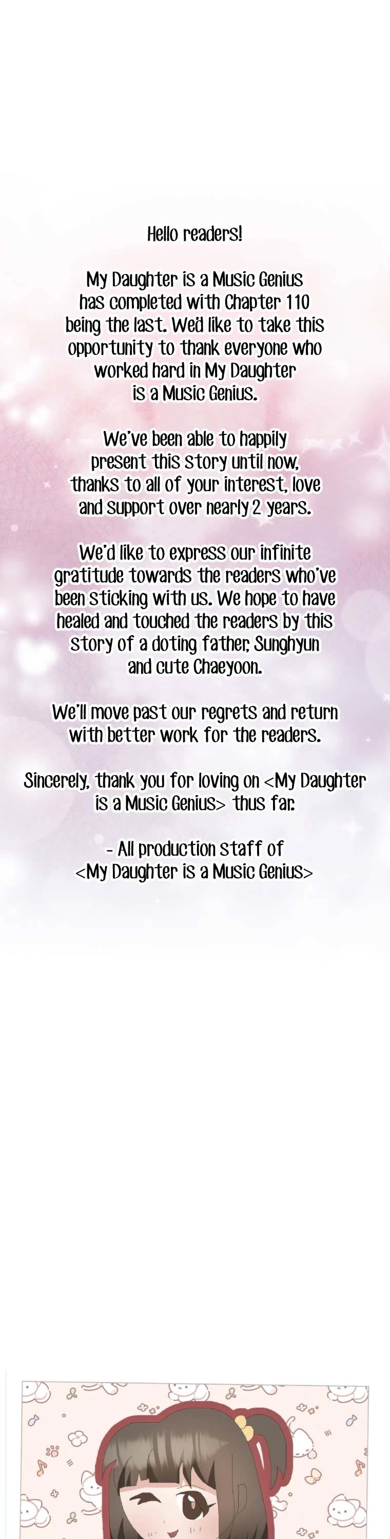My Daughter Is a Musical Genius Chapter 110 page 40 - Chapter 110 [END]
