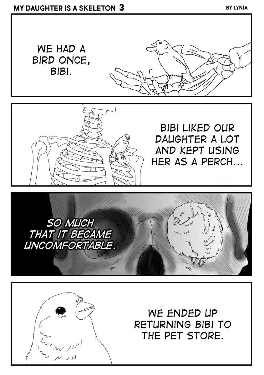 My Daughter is a Skeleton Chapter 3 page 1 - Chapter 3