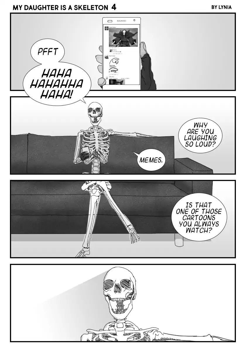 My Daughter is a Skeleton Chapter 4 page 1 - Chapter 4