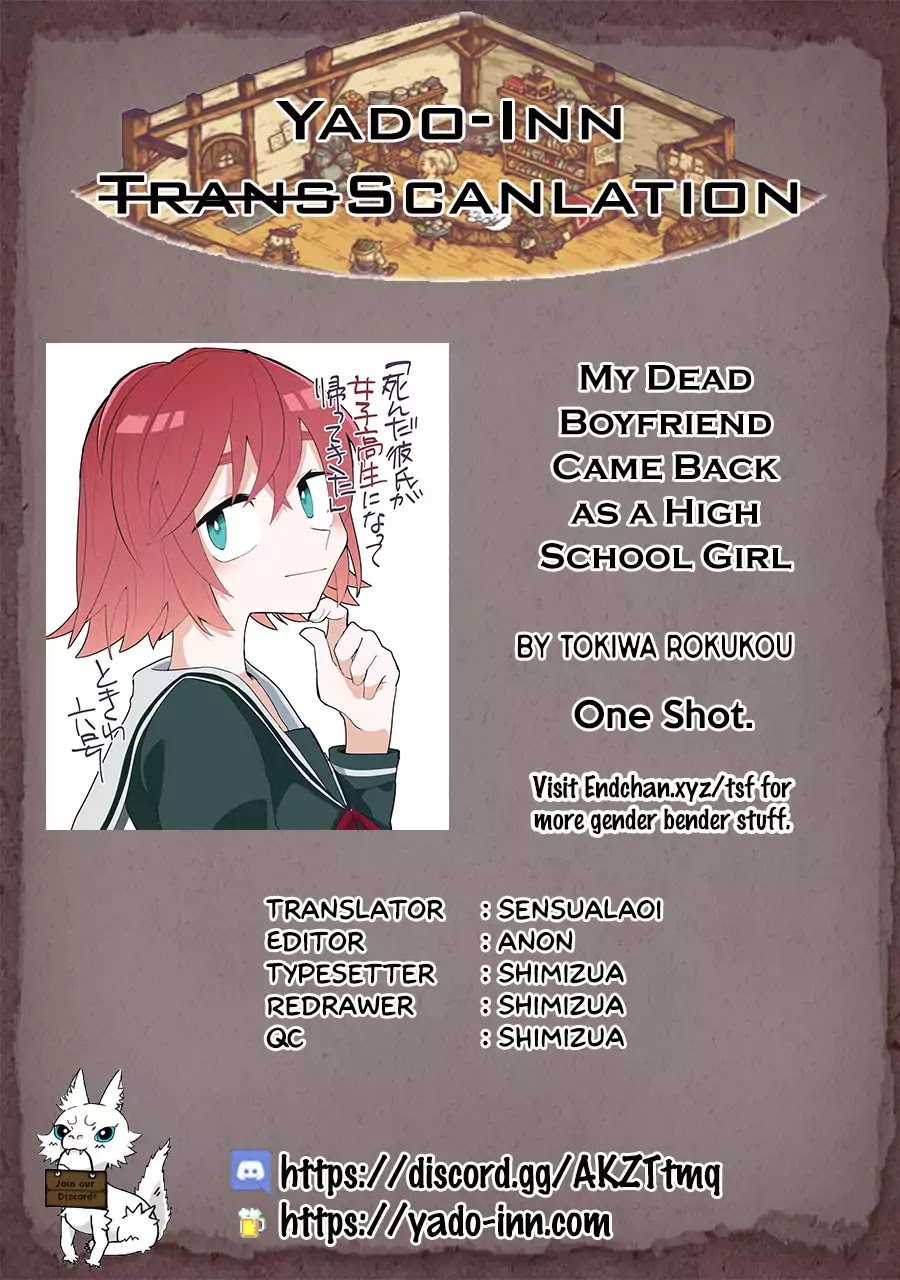 My Dead Boyfriend Came Back as a High School Girl Chapter 0 page 3 - Chapter 0: Oneshot
