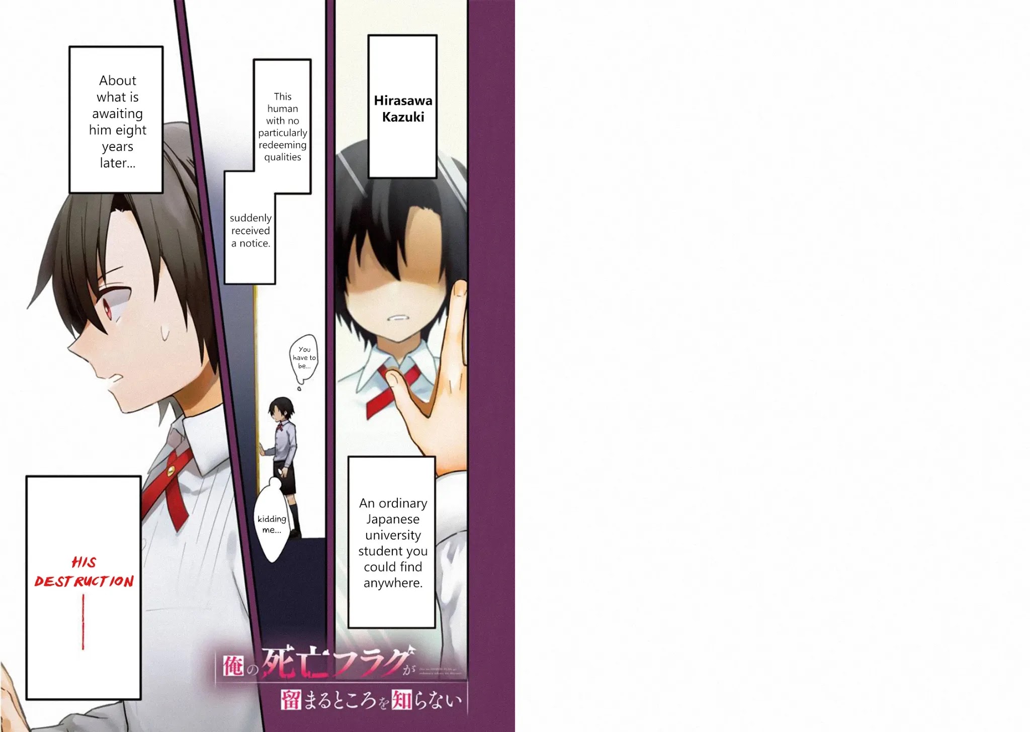 My Death Flags Show No Sign of Ending Chapter 1 page 1 - Chapter 1: Once I Realized It, I Was In A Game
