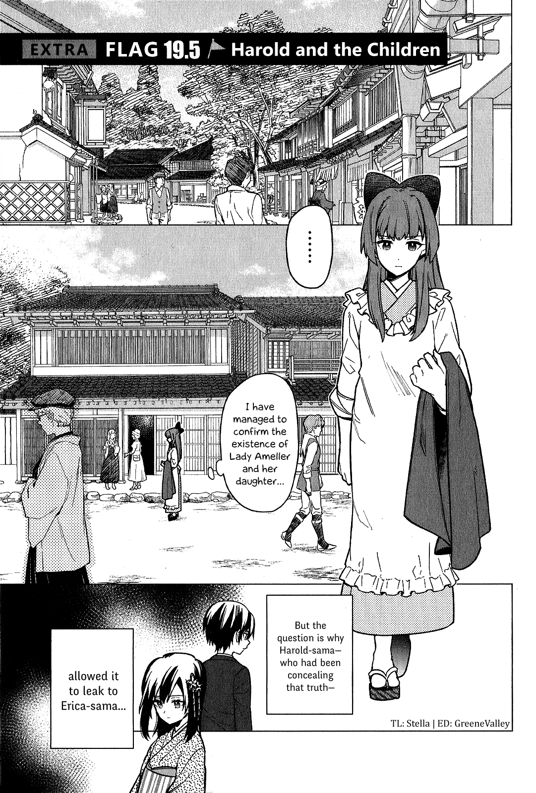 My Death Flags Show No Sign of Ending Chapter 19.5 page 1 - Chapter 19.5: Harold and the Children