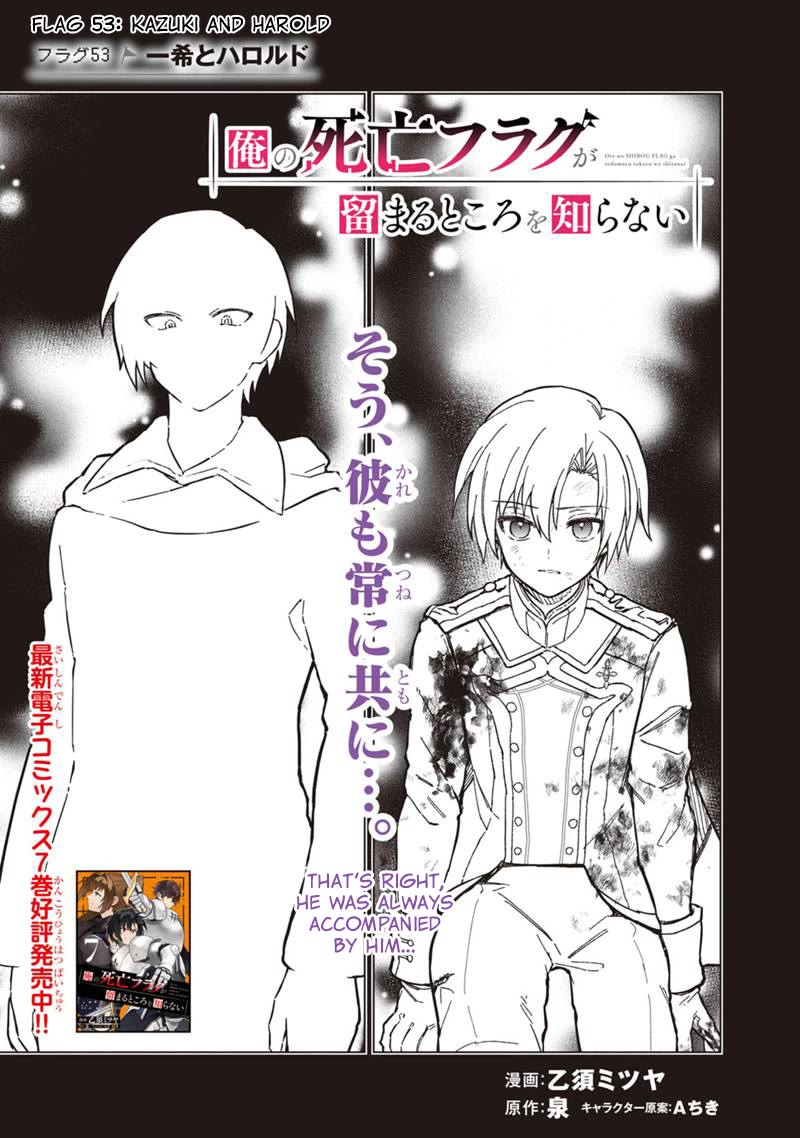 My Death Flags Show No Sign of Ending Chapter 53 page 1 - Chapter 53: Kazuki and Harold