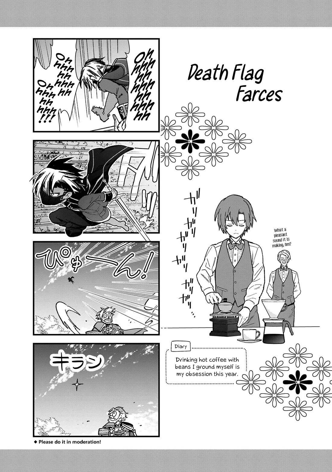 My Death Flags Show No Sign of Ending Chapter 56.5 page 1 - Chapter 56.5: Death Flag Farces (Volume 8 Bonus)
