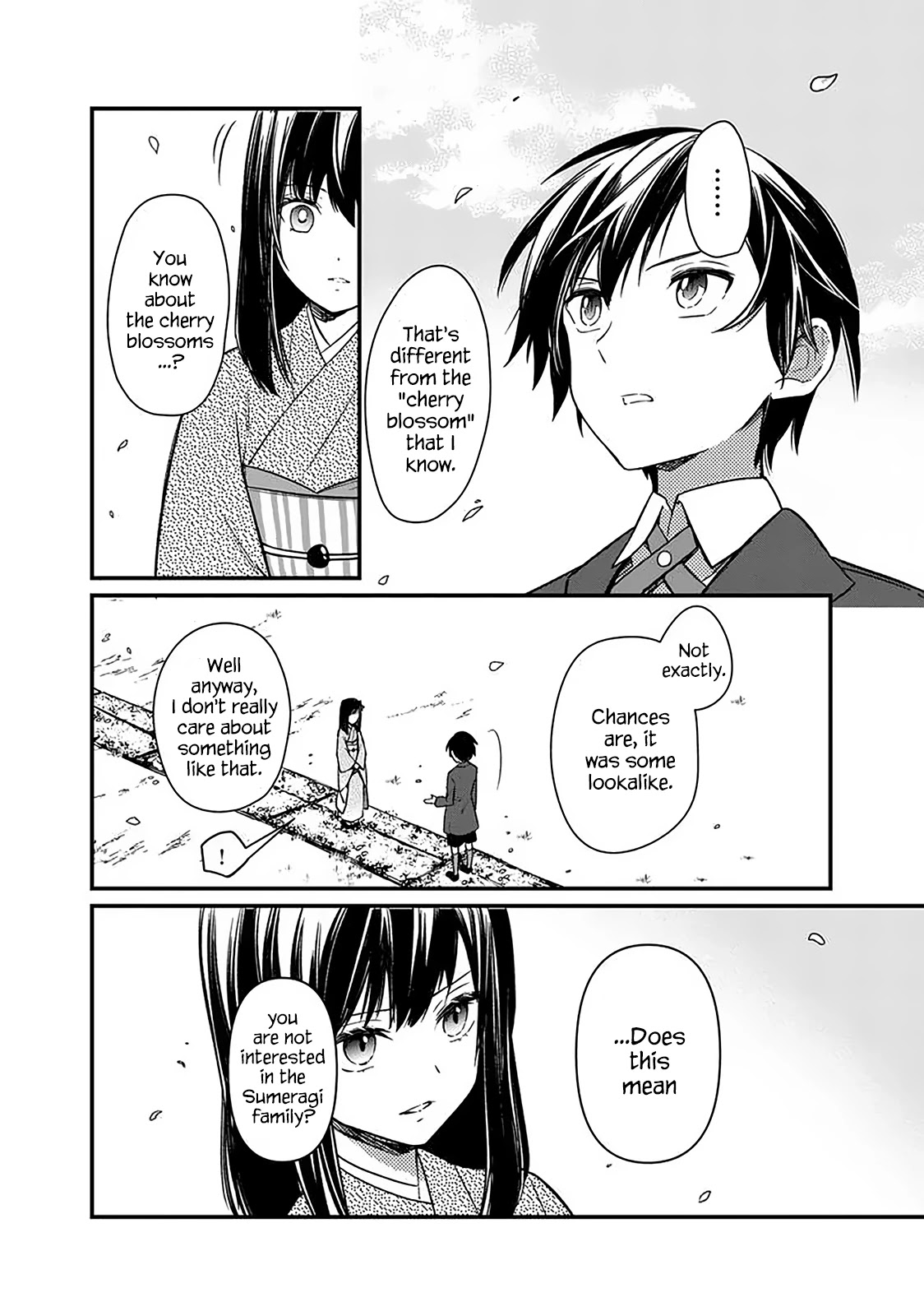 My Death Flags Show No Sign of Ending Chapter 7 page 4 - Chapter 7: Cherry Blossom