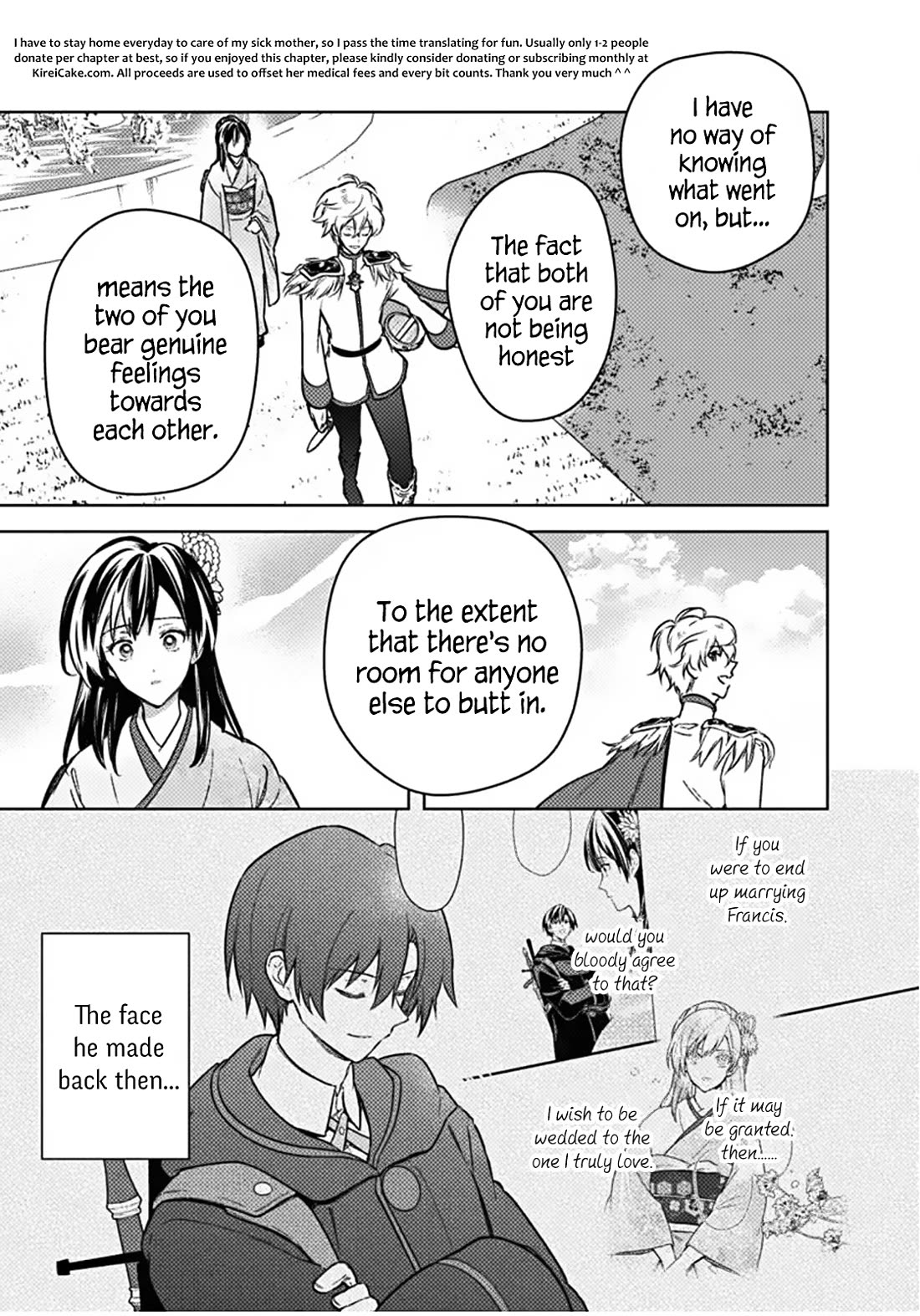 My Death Flags Show No Sign of Ending Chapter 86 page 24 - Chapter 86: If It May Be Granted