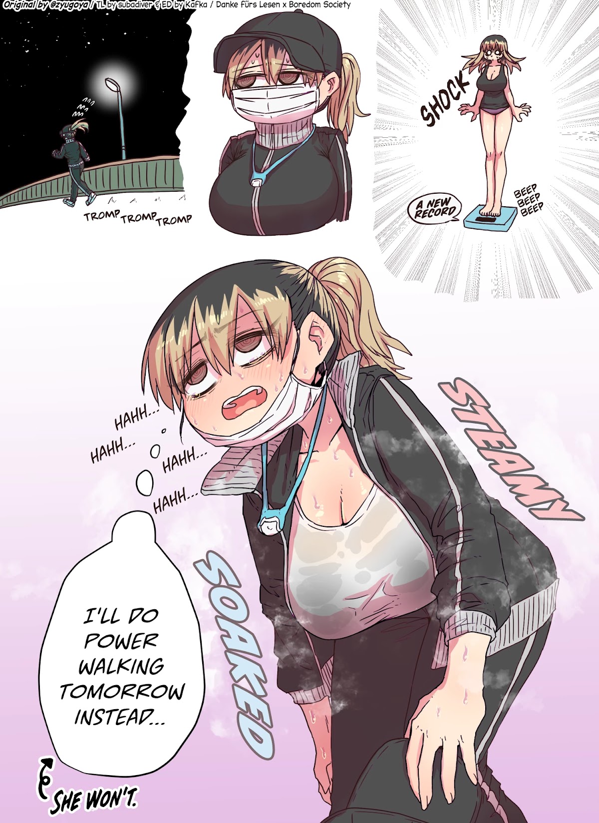 My Divorced Crybaby Neighbour Chapter 21.5 page 1 - Chapter 21.5: [Extra] FANBOX Freebies (NSFW)