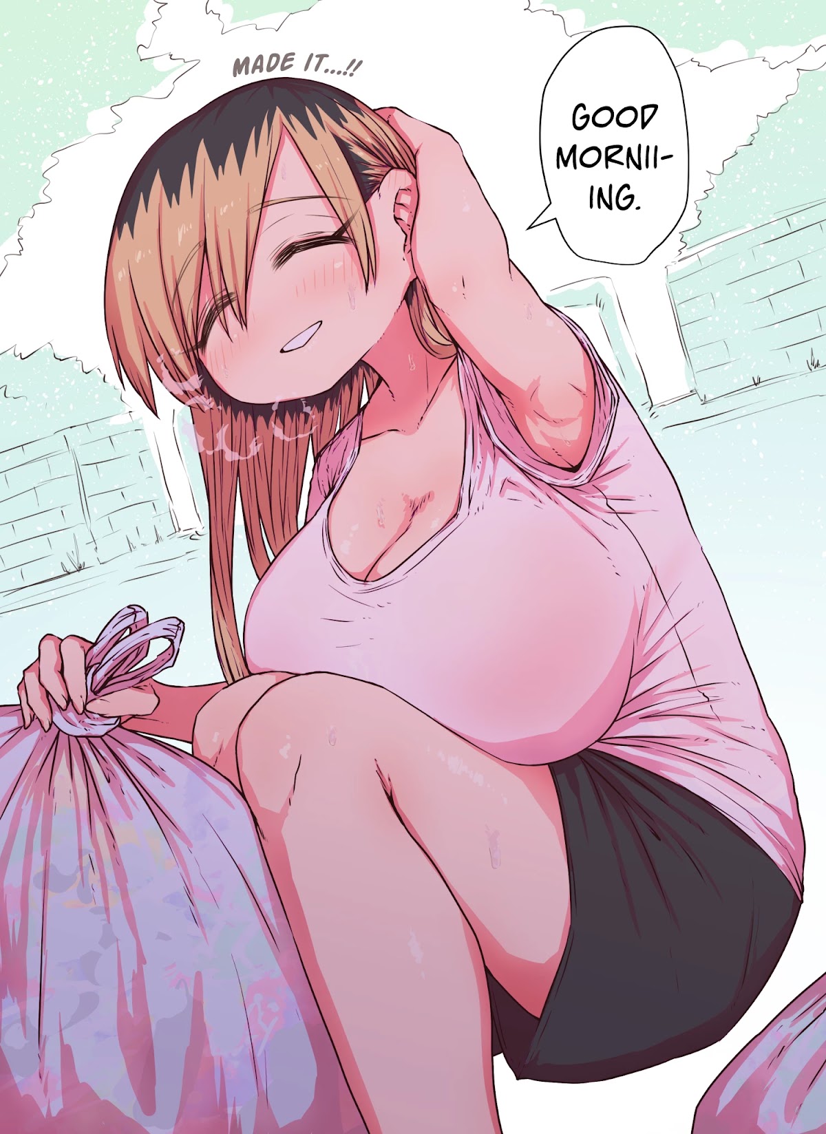 My Divorced Crybaby Neighbour Chapter 27.5 page 1 - Chapter 27.5: Taking out the Trash in the Morning