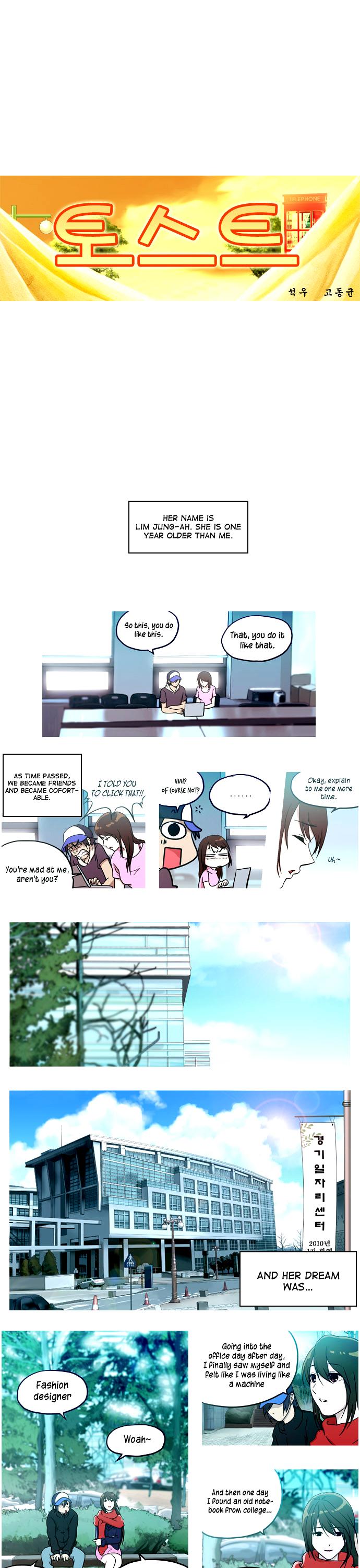 My Dream, My Work Chapter 3.2 page 7 - Chapter 3 v2 : Mini Drama [Toast] Chapter 3 - Her Wound