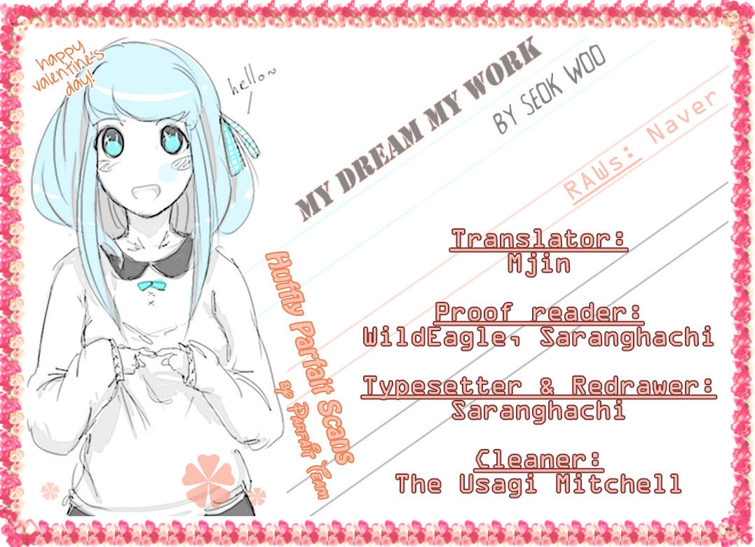My Dream, My Work Chapter 6.2 page 1 - Chapter 6 v2 : Mini Drama [Toast] Chapter 6 - Good Luck [End]