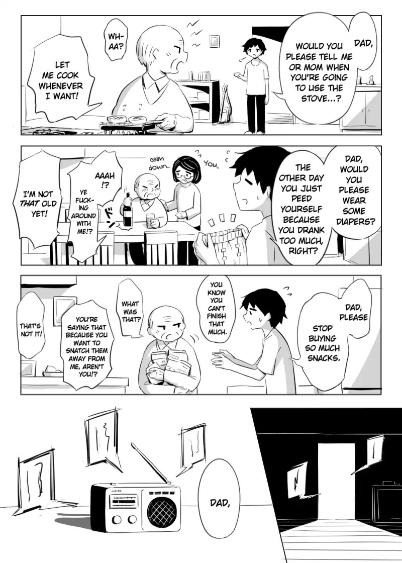 My Father 68y/o, My Mother 64y/o, Me 24y/o Chapter 0 page 7 - Chapter 0: Oneshot