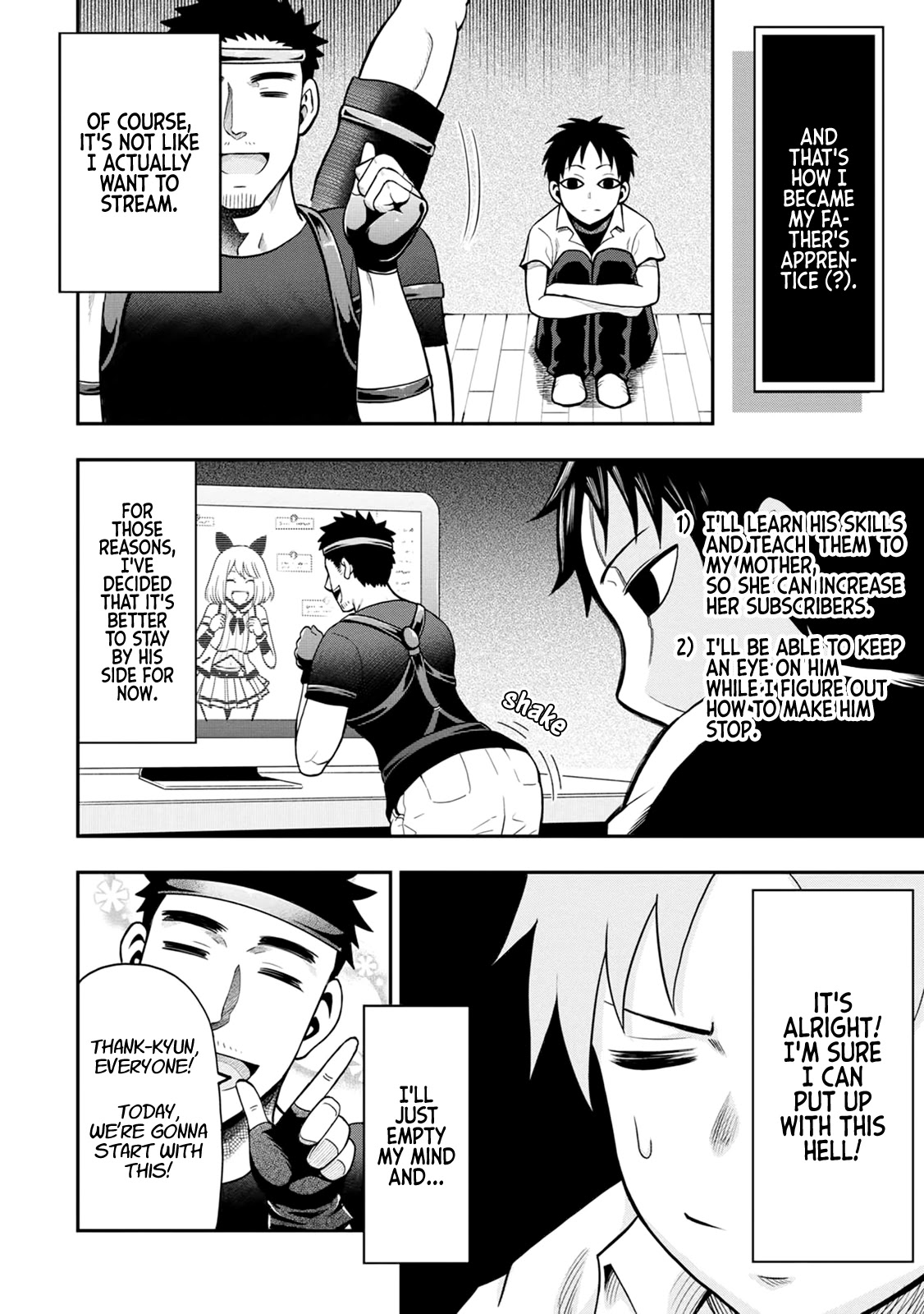 My father became a cute VTuber girl! Chapter 1 page 14 - Chapter 1