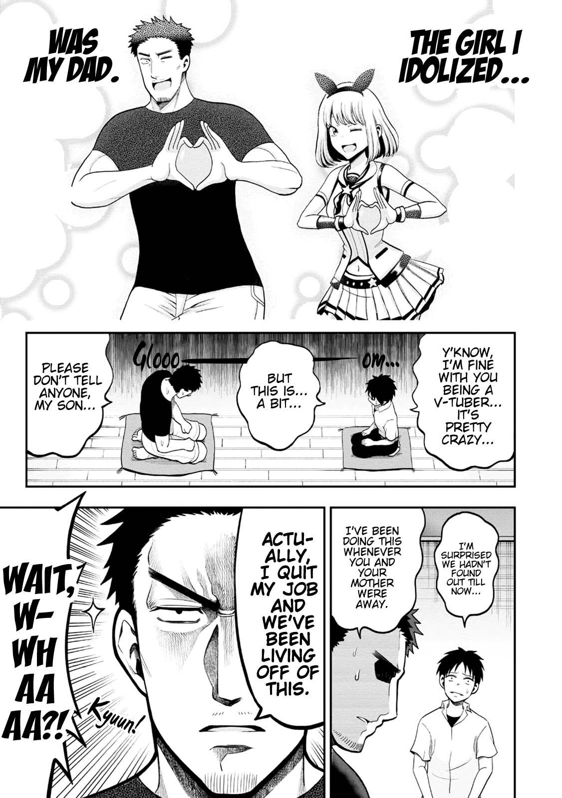 My father became a cute VTuber girl! Chapter 1 page 7 - Chapter 1